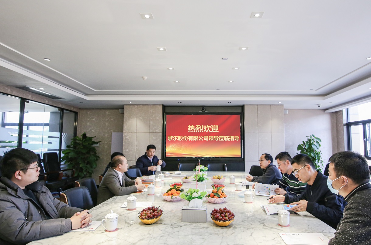热烈欢迎歌尔股份领导莅临我司参观指导