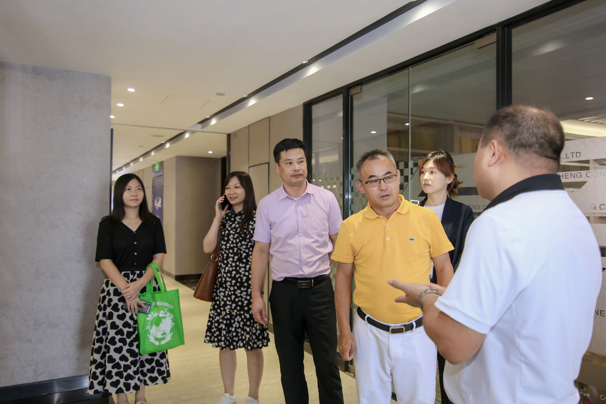 热烈欢迎东莞市绿色建筑协会领导莅临参观