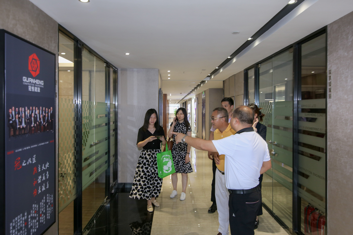热烈欢迎东莞市绿色建筑协会领导莅临参观