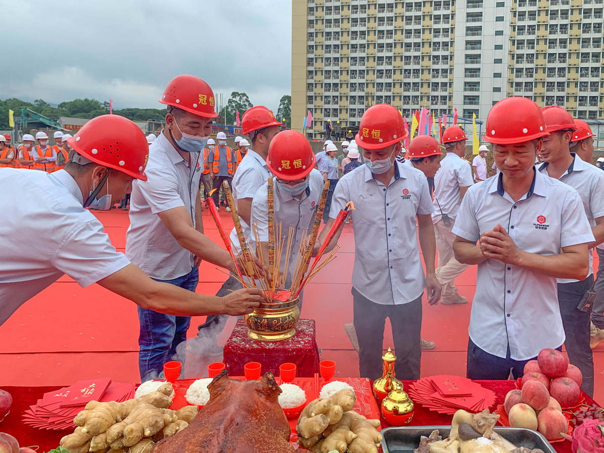 热烈祝贺文英科技12号厂房开工！