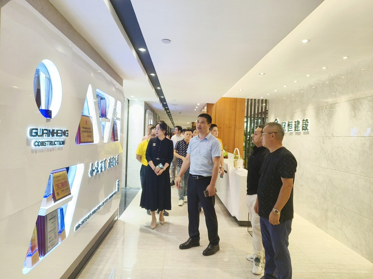 东莞绿协走进冠恒建设走访交流